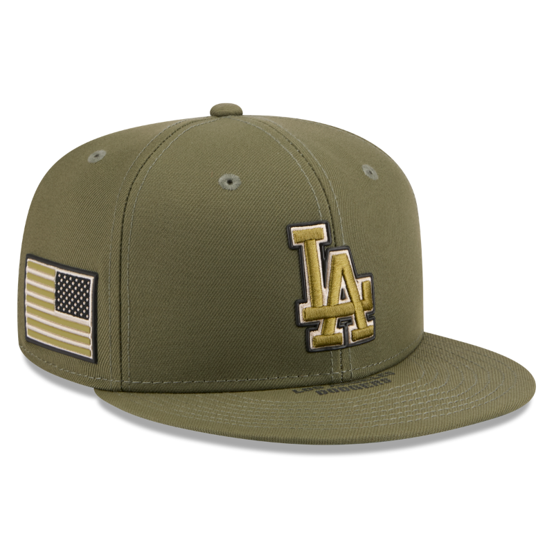New Era - 59FIFTY - Los Angeles Dodgers - ARMED FORCES - Olive - Headz Up 