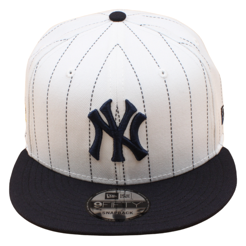 New Era - 9FIFTY Snapback - New York Yankees - Pinstripe - White/Navy - Headz Up 