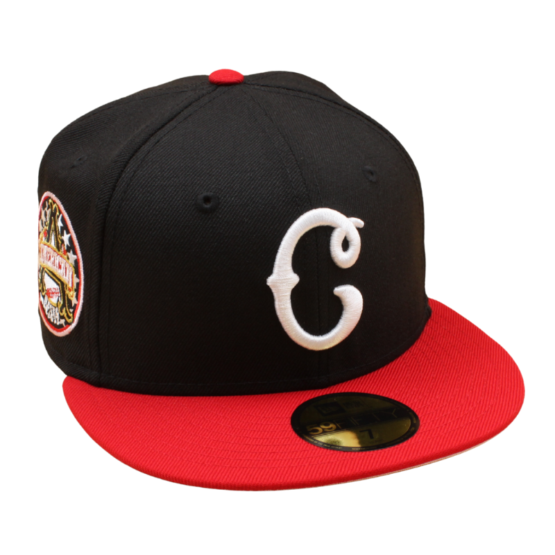 New Era - 59FIFTY - Cleveland Buckeyes - Black/Red - Headz Up 