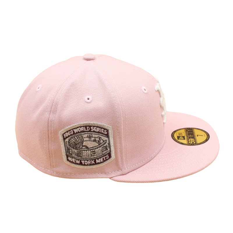 New Era - 59FIFTY Fitted Cap - New York Mets - 1969 World Series - Pink Rouge