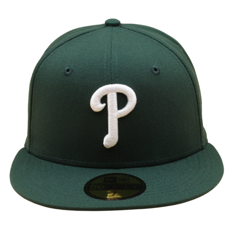 New Era - 59FIFTY Fitted -  Philadelphia Phillies - Dark Green/Grey UV - Headz Up 