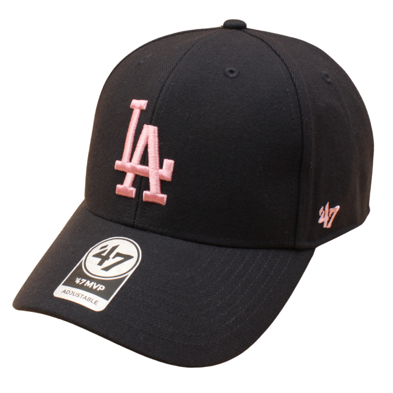 '47 - Los Angeles Dodgers - MVP - Adjustable Cap - Navy/Pink - Headz Up 