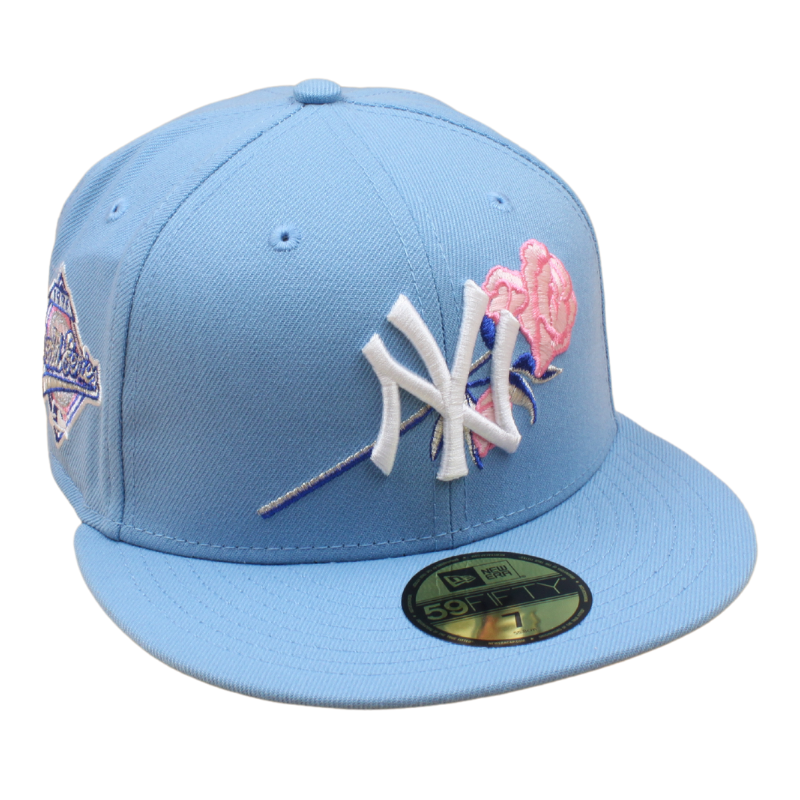 New Era - 59FIFTY - New York Yankees Cooperstown - WS 1996 ROSE - Sky Blue/Pink UV - Headz Up 