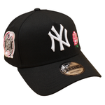 New Era - 9FORTY A-Frame Cap - New York Yankees - Pink Rose - Black - Headz Up 