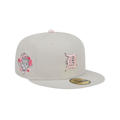 Mothers Day Detroit Tigers 59Fifty Fitted Cap - Stone/Pink - Headz Up 