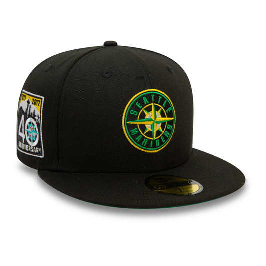 New Era - Seattle Mariners MLB Cooperstown Alternate 59Fifty Fitted - Black