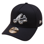 New Era - 9FORTY A-Frame Cap - Atlanta Braves - Navy - Headz Up 