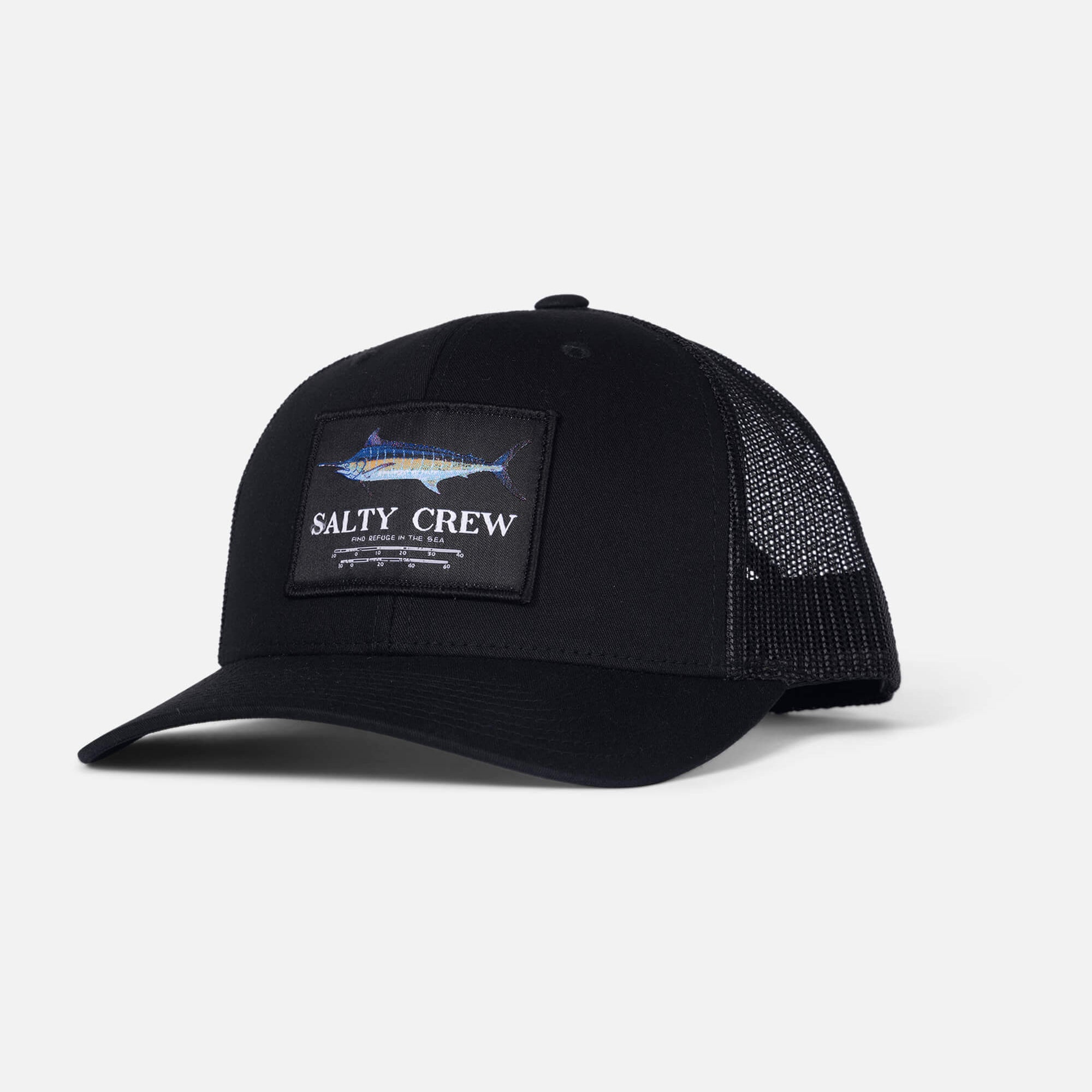 Salty Crew - Marlin Mount Retro Trucker Cap - Black - Headz Up 
