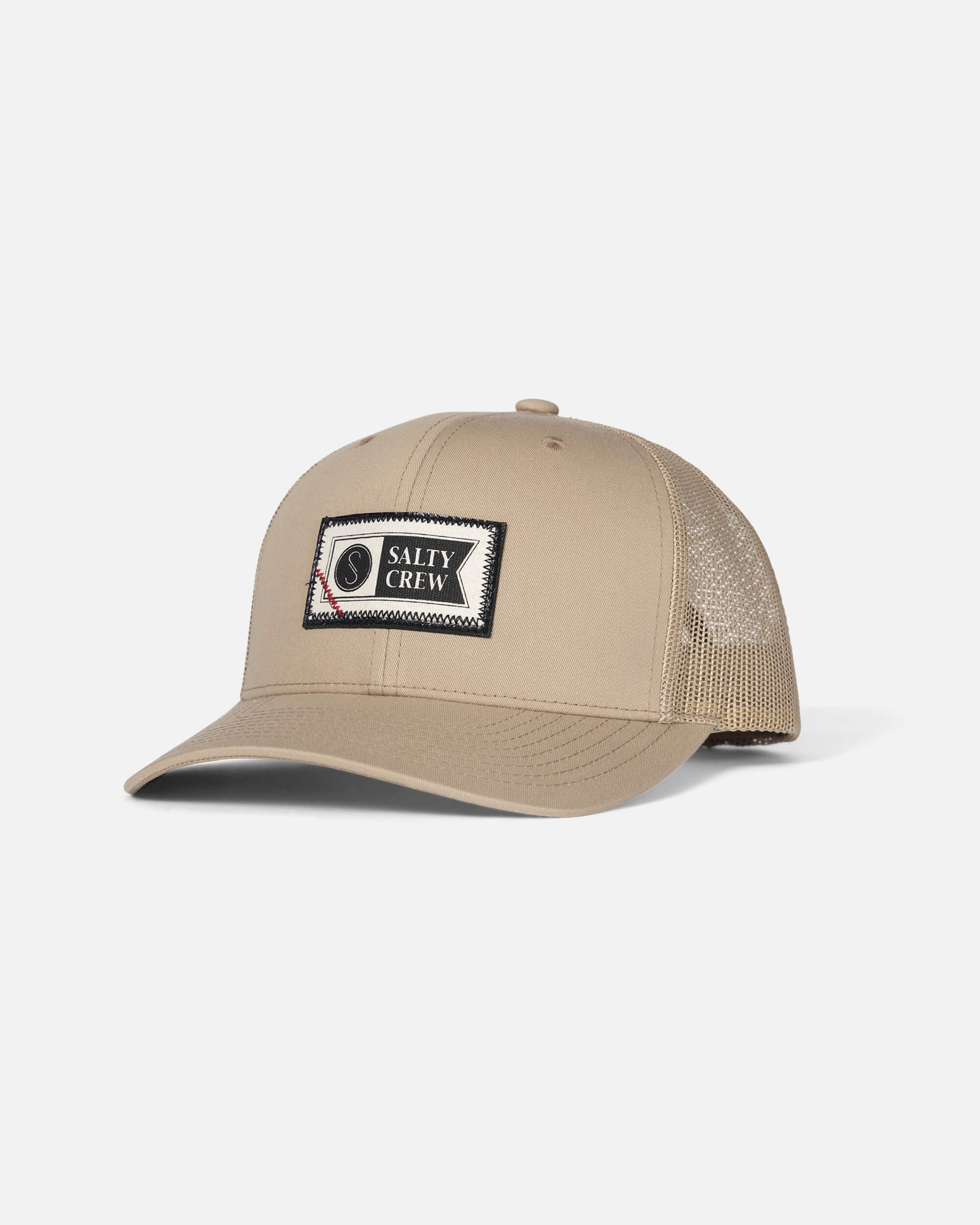 Salty Crew - Topstich Retro Trucker Cap - Khaki - Headz Up 