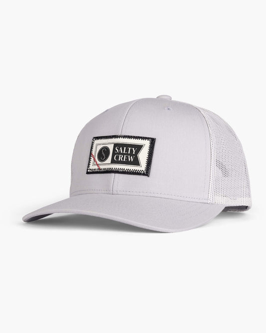 Salty Crew - Topstich Retro Trucker Cap - Silver