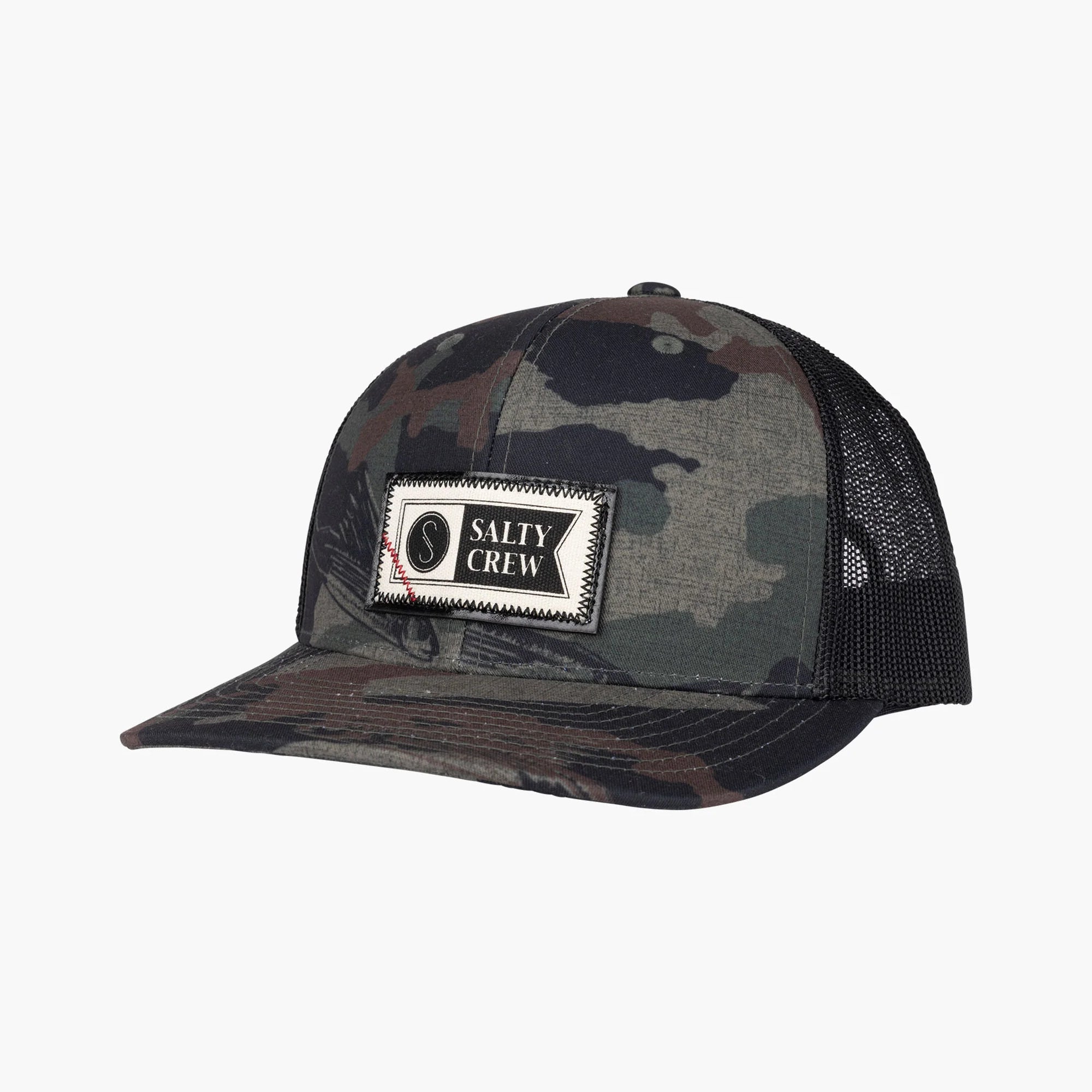 Salty Crew - Topstich Retro Trucker Cap - Salty Camo - Headz Up 