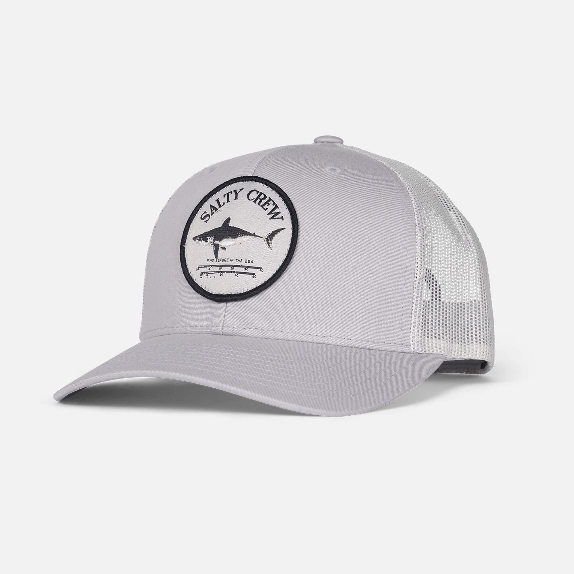 Salty Crew - Bruce Retro Trucker Cap - Silver - Headz Up 
