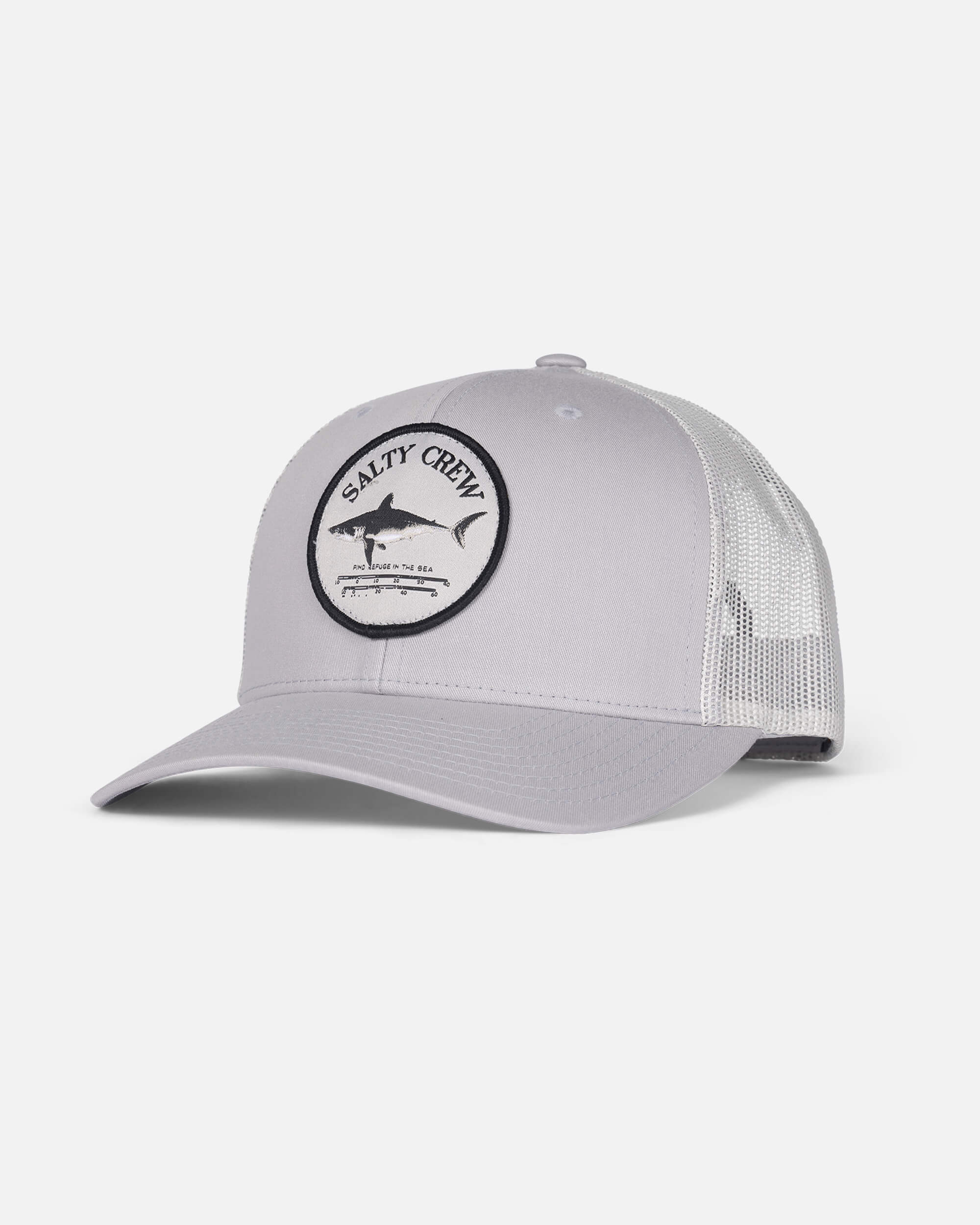 Salty Crew - Bruce Retro Trucker Cap - Silver - Headz Up 