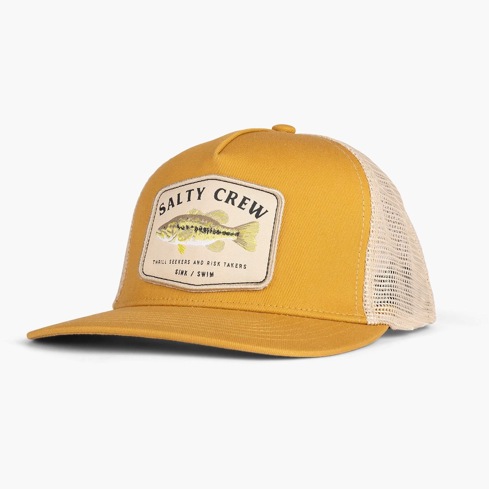 Salty Crew - BIGMOUTH Trucker Cap - Mustard - Headz Up 
