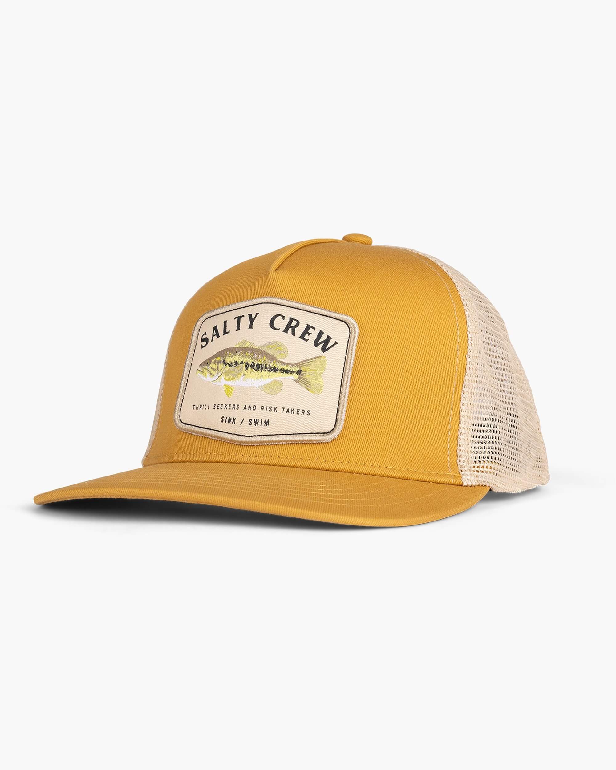 Salty Crew - BIGMOUTH Trucker Cap - Mustard - Headz Up 