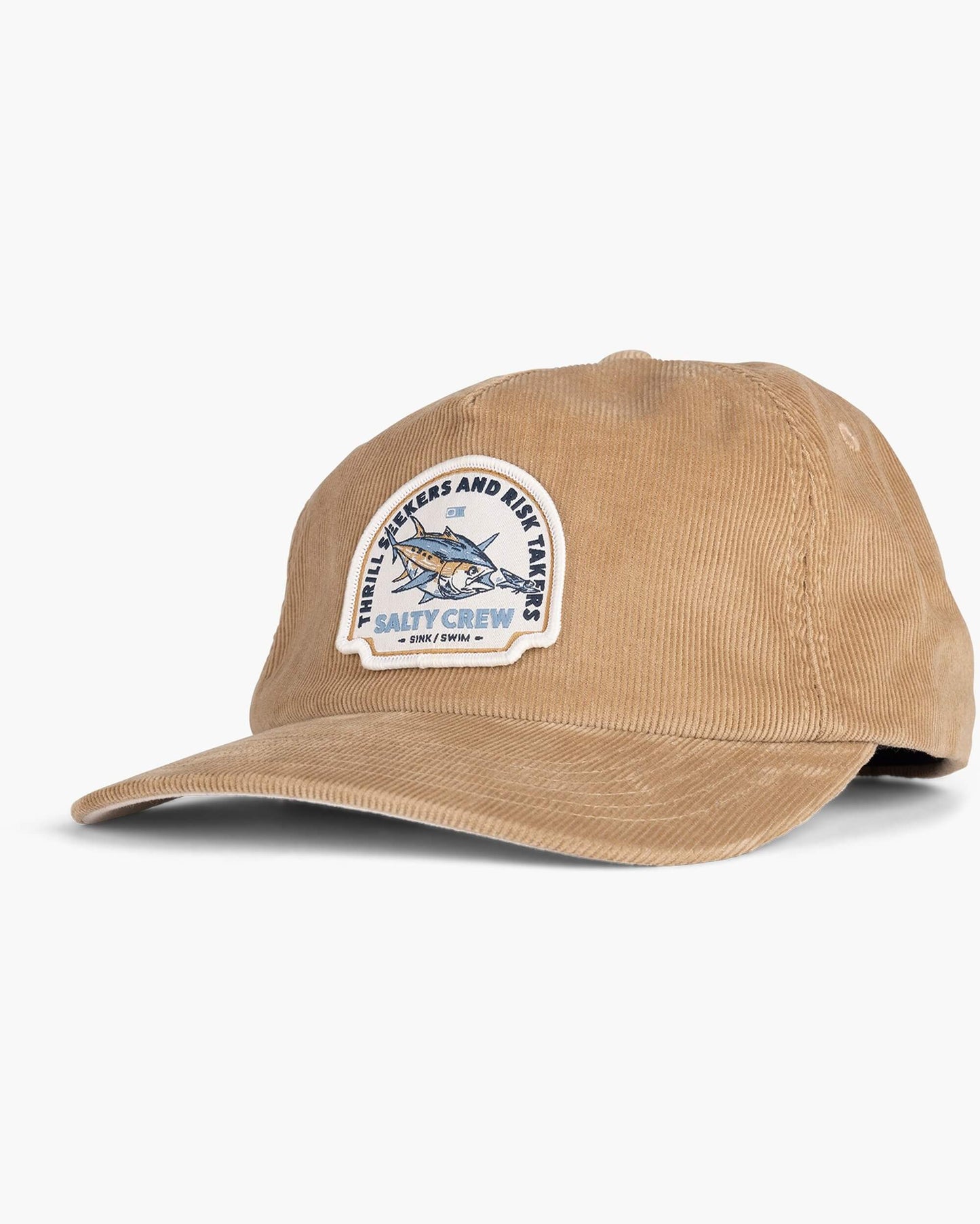 Salty Crew - Chaser Cord 5-Panel Cap - Khaki