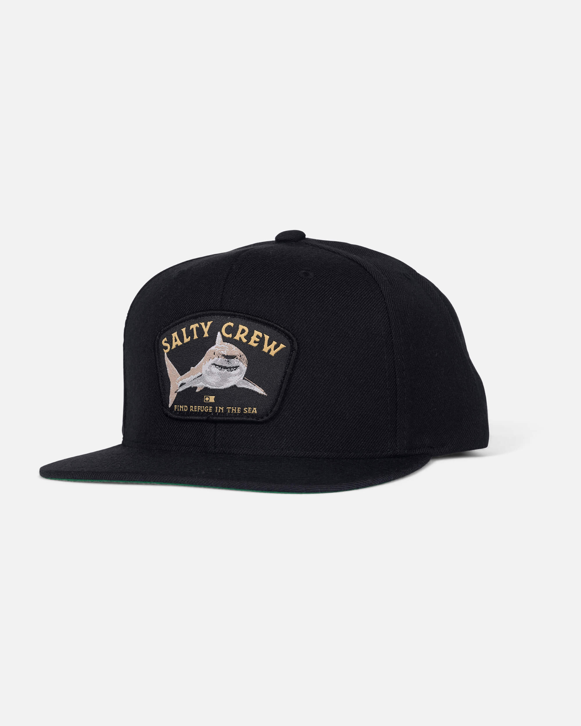 Salty Crew - LURKING 6 Panel Snapback - Black - Headz Up 