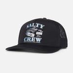 Salty Crew - GOOD TIMES - Foamie Trucker Cap - Black - Headz Up 