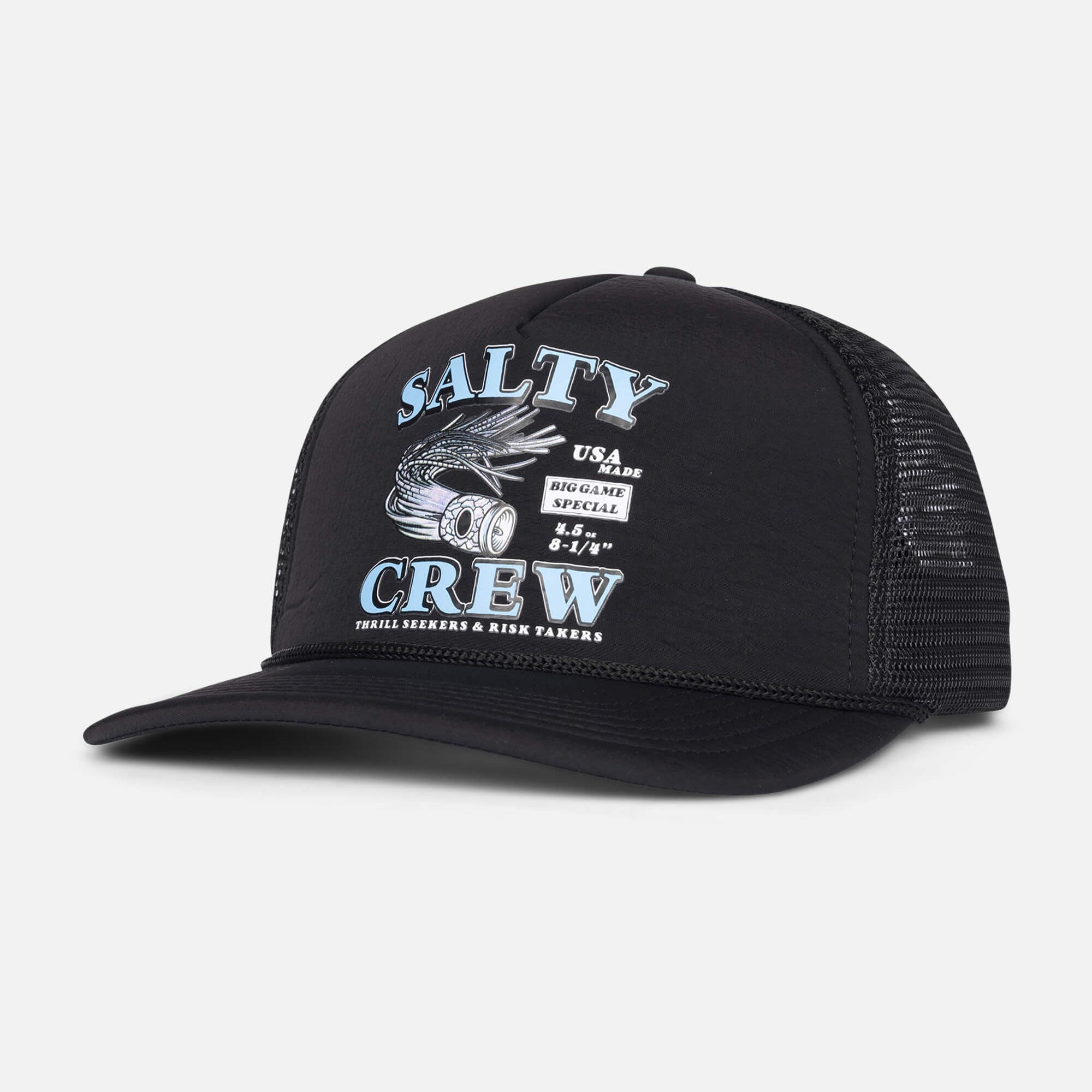 Salty Crew - GOOD TIMES - Foamie Trucker Cap - Black - Headz Up 
