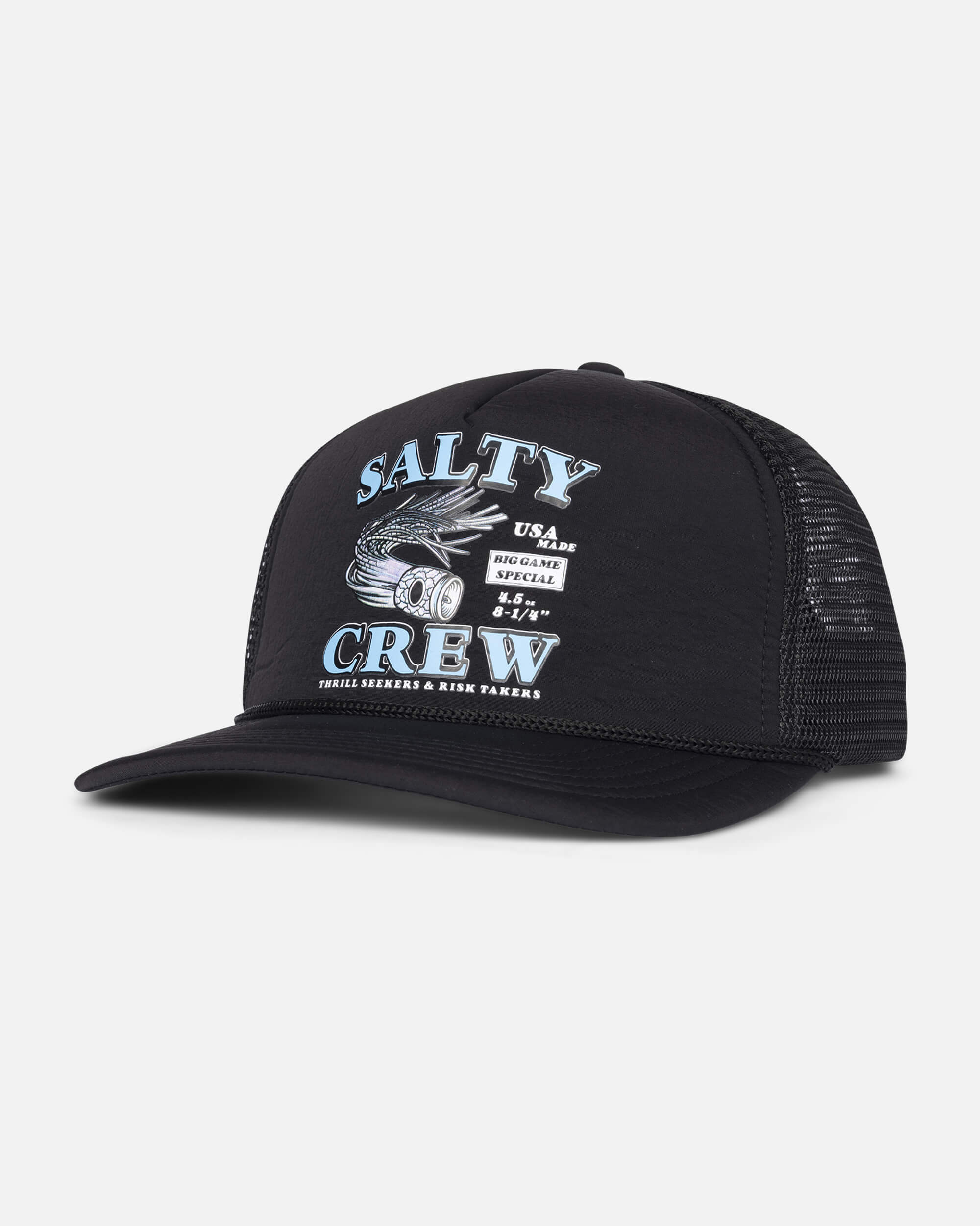 Salty Crew - GOOD TIMES - Foamie Trucker Cap - Black - Headz Up 