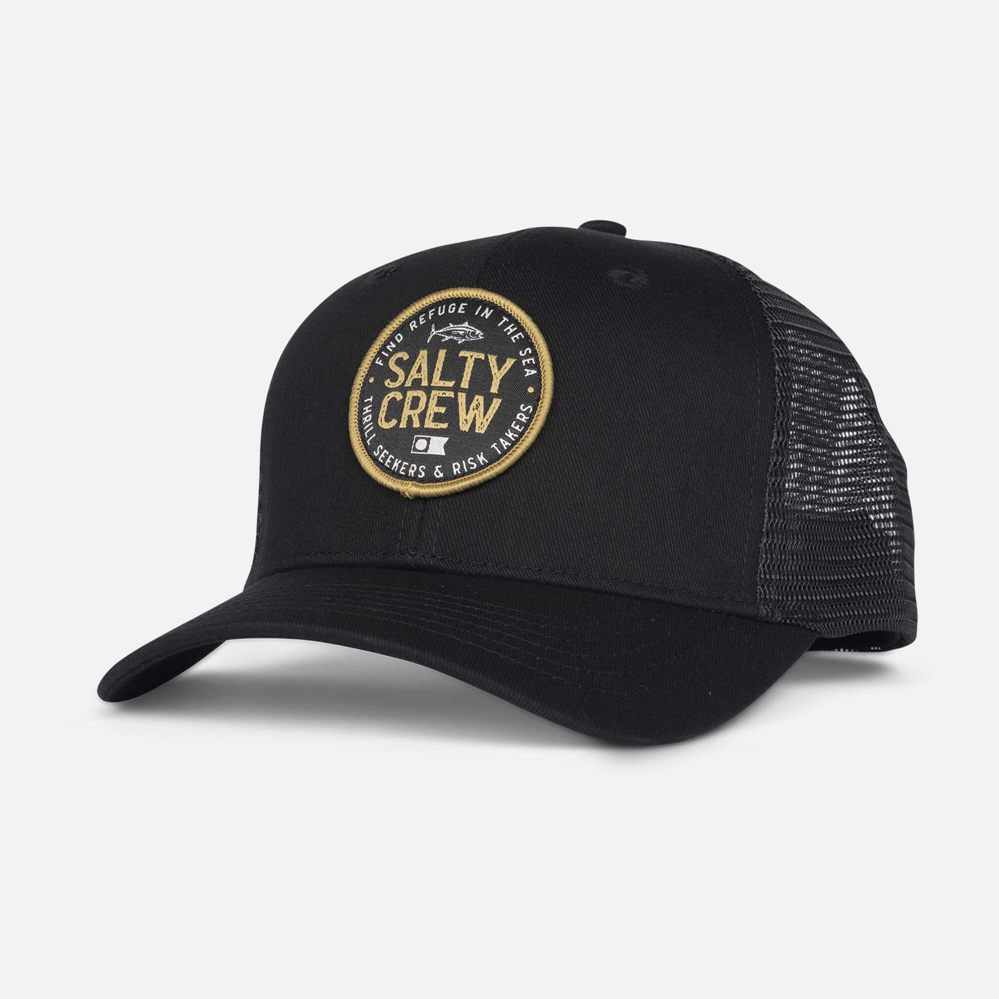 Salty Crew - Legendary Retro Trucker Cap - Black - Headz Up 
