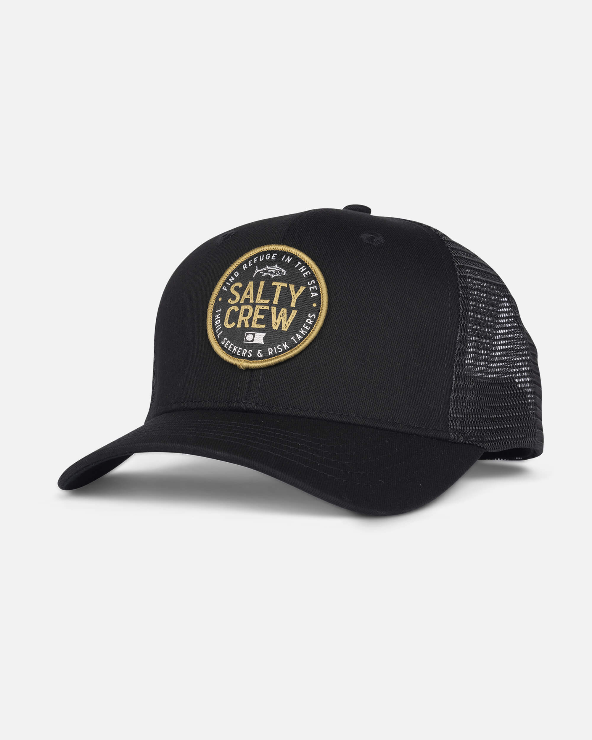 Salty Crew - Legendary Retro Trucker Cap - Black - Headz Up 