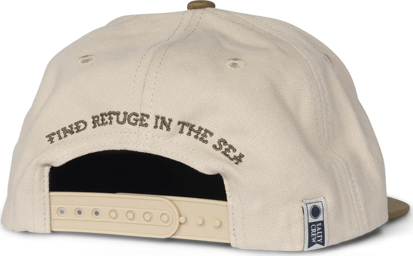 Salty Crew - Hopper - 5-Panel Snapback - Oyster/Brown - Headz Up 