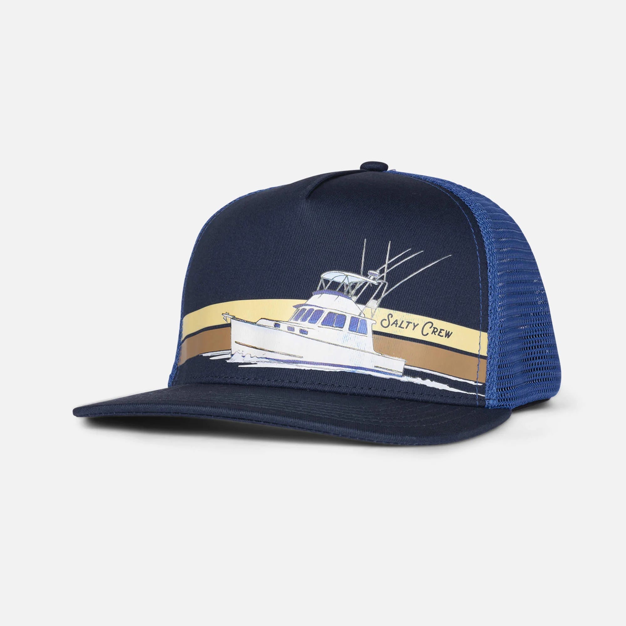 Salty Crew - Water Line - Trucker Cap - Navy - Headz Up 