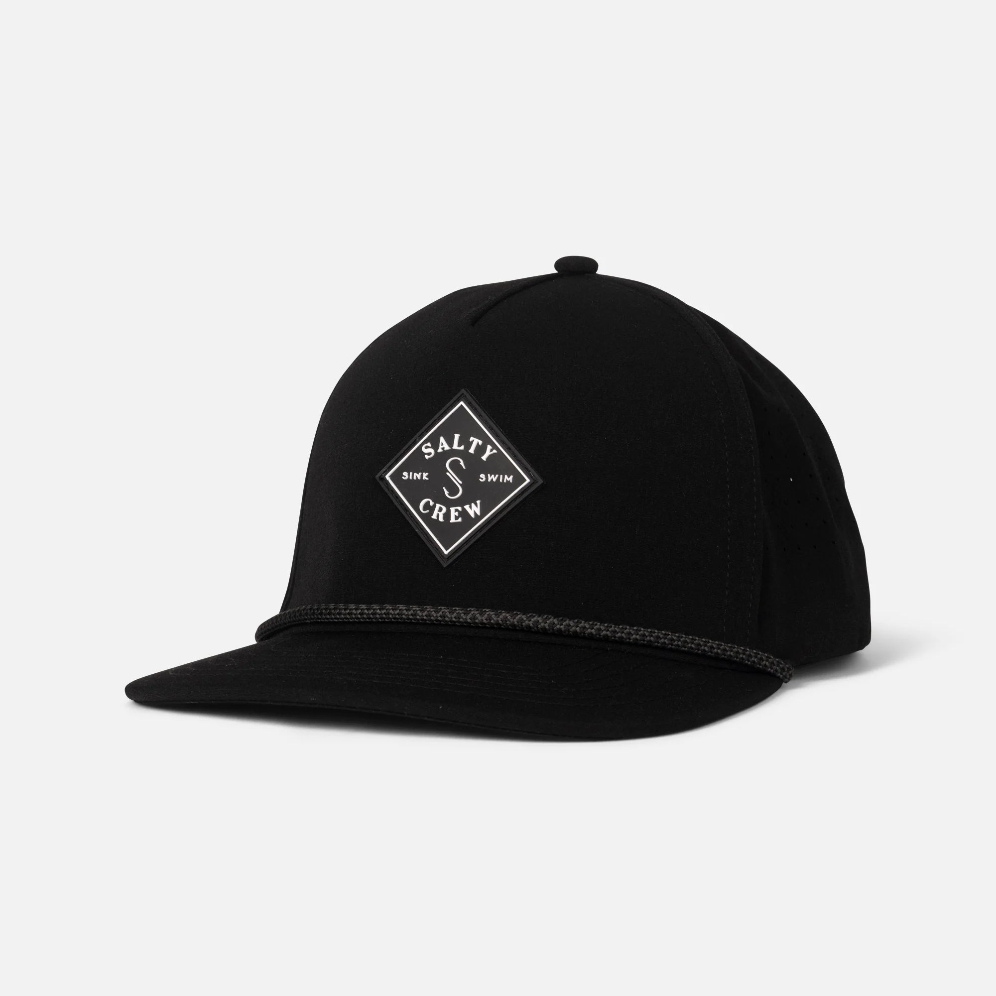 Salty Crew - LONG RANGE SNAPBACK - Black - Headz Up 