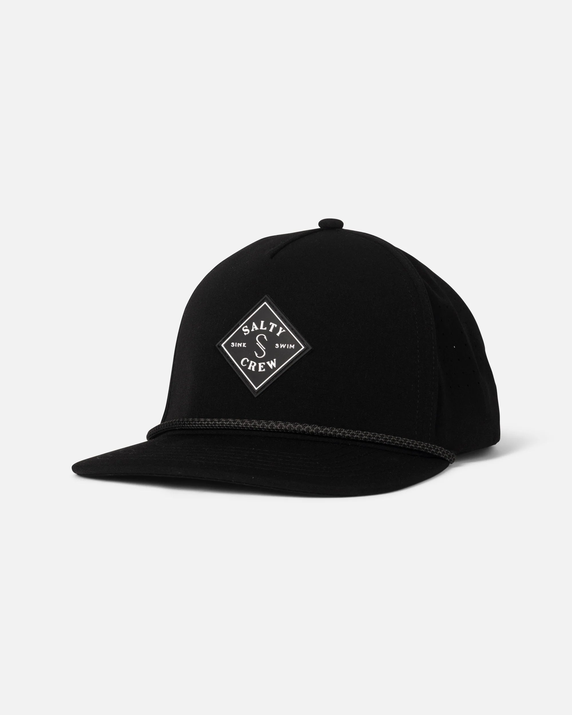 Salty Crew - LONG RANGE SNAPBACK - Black - Headz Up 