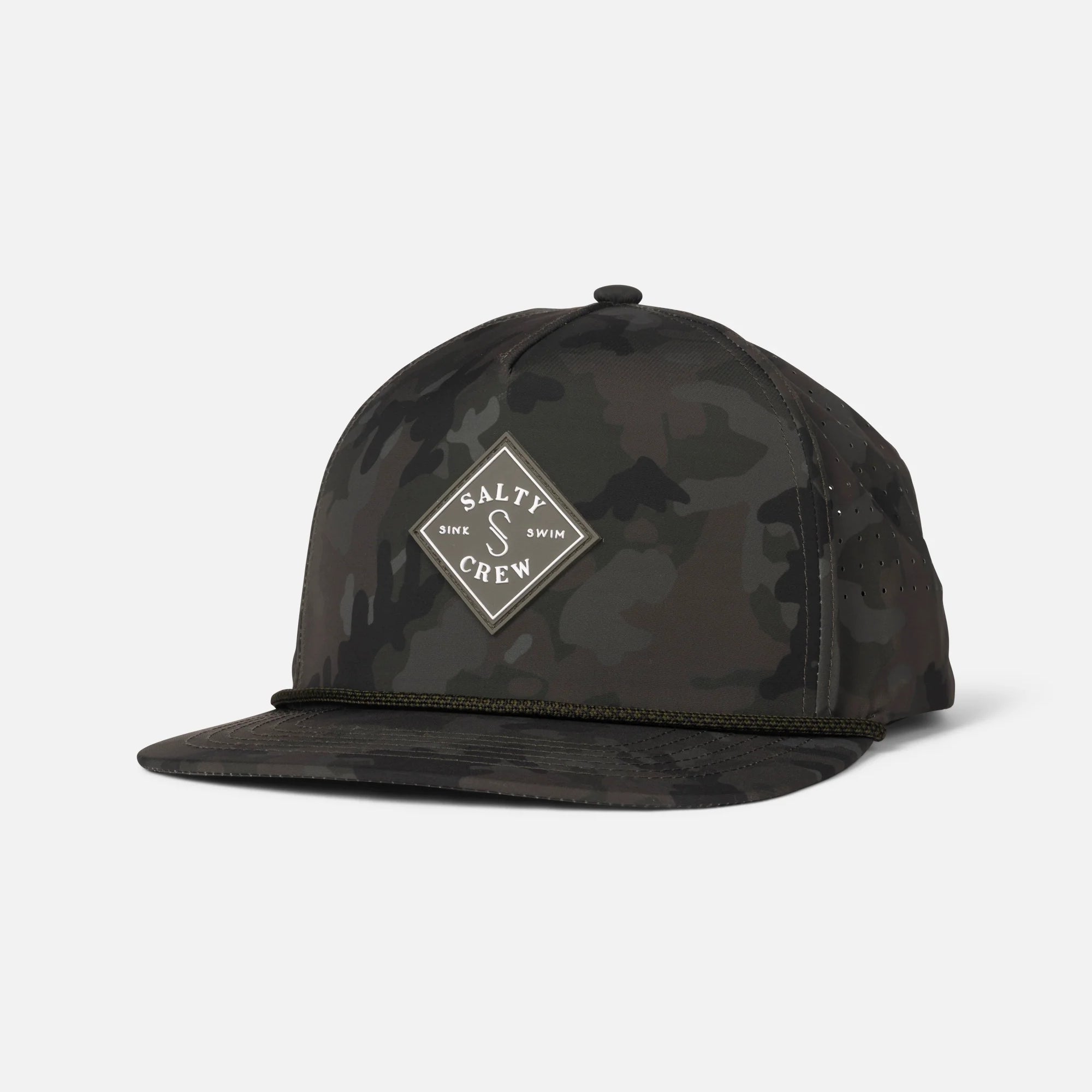 Salty Crew - LONG RANGE SNAPBACK - Camo - Headz Up 