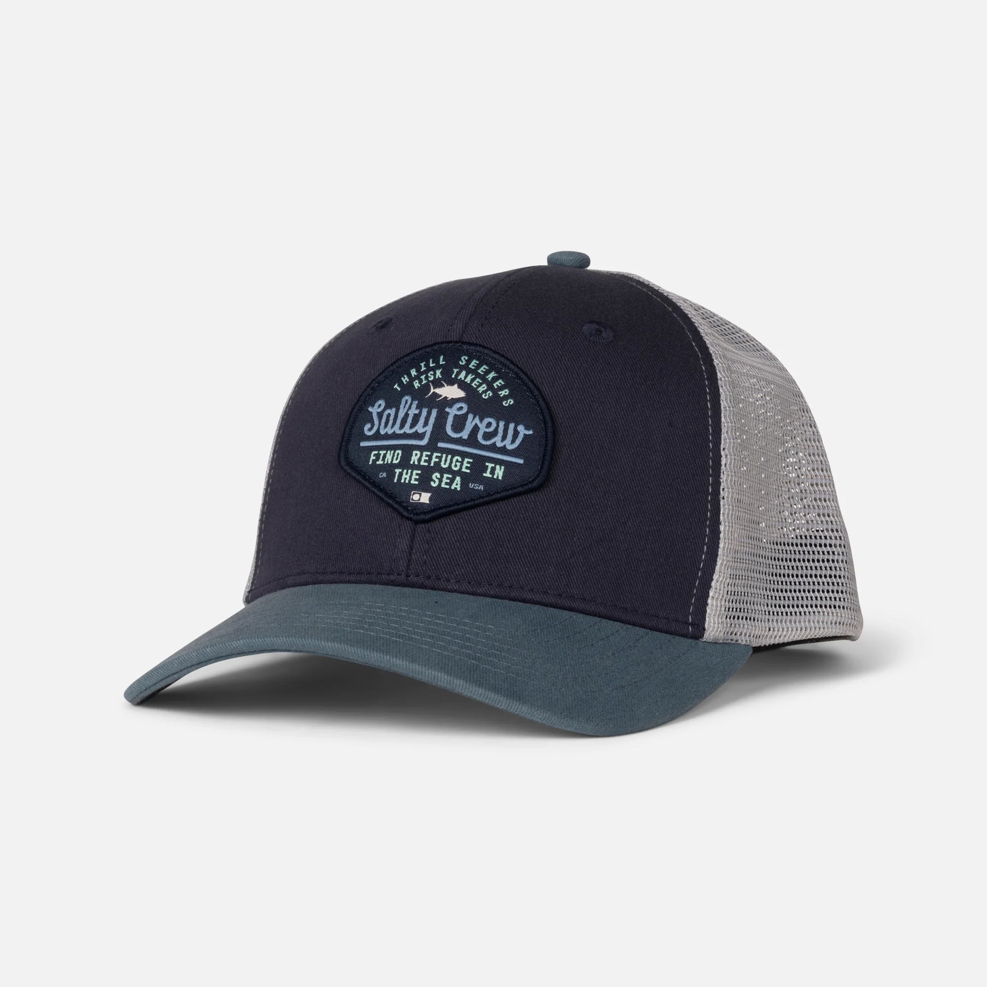 Salty Crew - BORDER TRUCKER - Navy/Slate - Headz Up 