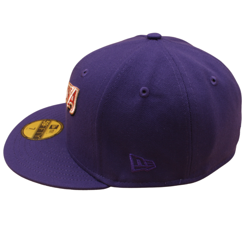 New Era 59FIFTY Fitted Cap - Arizona Diamondbacks Cooperstown - 1998 Inaugural Season - Purple/Grey UV - Headz Up 