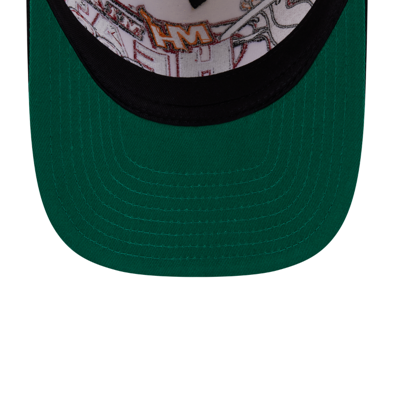 New Era - 9FIFTY A-Frame Snapback - Classics - Miami Heat - Chrome/Black - Headz Up 