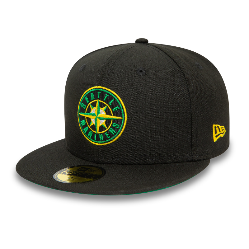 New Era - Seattle Mariners MLB Cooperstown Alternate 59Fifty Fitted - Black - Headz Up 