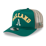 New Era - 9FIFTY A-Frame ARCHED Trucker - Oakland Athletics - OTC - Headz Up 