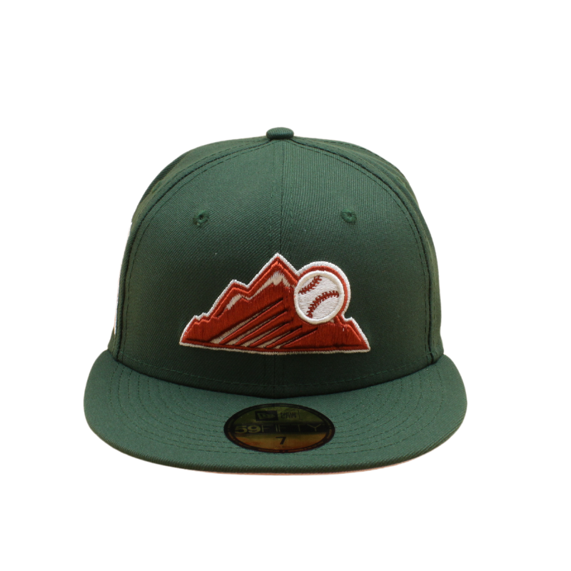 New Era - 59Fifty Fitted Cap - Colorado Rockies - 25th Anniversary  - Dark Green/Pink Undervisor - Headz Up 