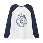 BLS - Club De futbol Raglan LS - White / Navy - Headz Up 