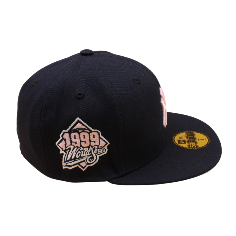 New Era - 59FIFTY Fitted Cap - New York Yankees - 1999 World Series - Navy/Pink UV - Headz Up 