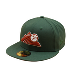 New Era - 59Fifty Fitted Cap - Colorado Rockies - 25th Anniversary  - Dark Green/Pink Undervisor - Headz Up 