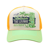 Tiki Lounge Trucker Cap - Lime/Orange - Headz Up 