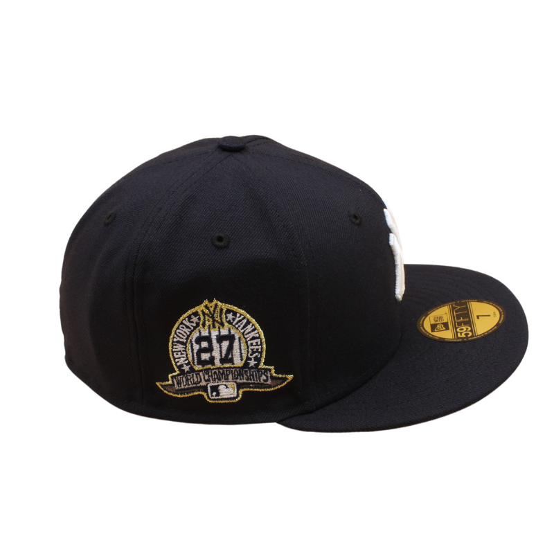 New Era - 59Fifty Fitted Cap - New York Yankees - 27 World Championships - Navy/Grey Uv