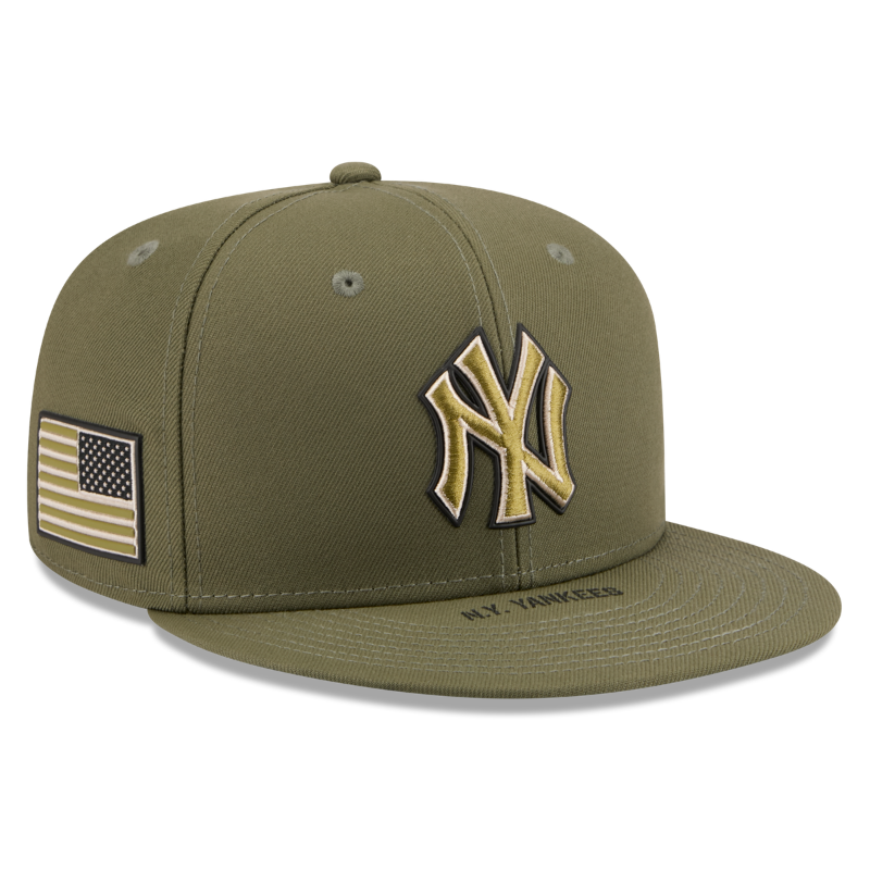 New Era - New York Yankees - 9FIFTY Snapback - ARMED FORCES - Olive - Headz Up 