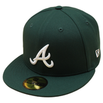New Era - 59FIFTY Fitted - Atlanta Braves - Dark Green/Grey UV - Headz Up 