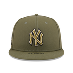 New Era - New York Yankees - 9FIFTY Snapback - ARMED FORCES - Olive - Headz Up 