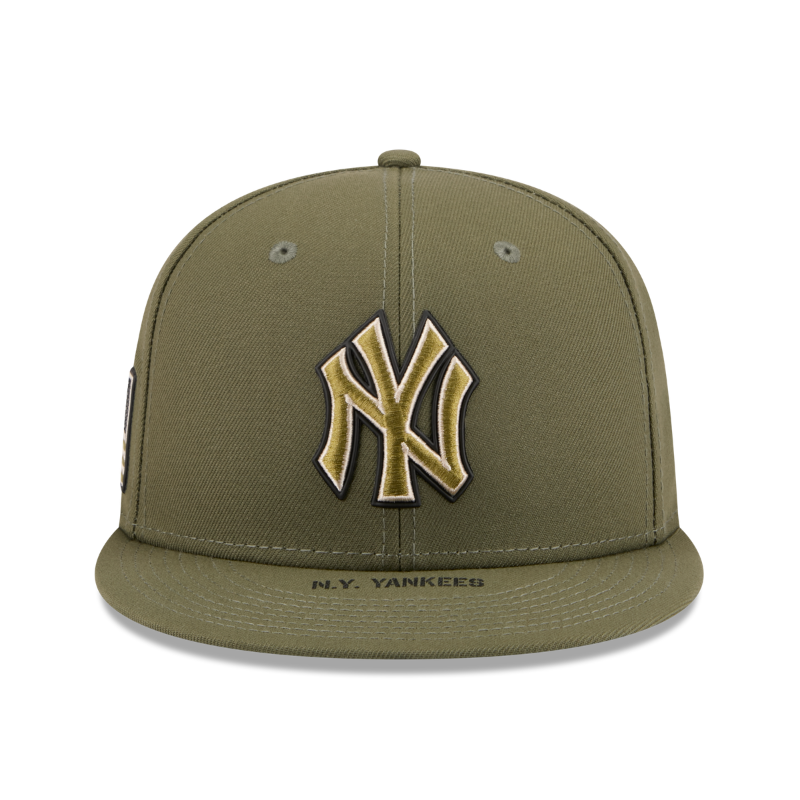 New Era - New York Yankees - 9FIFTY Snapback - ARMED FORCES - Olive - Headz Up 