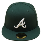 New Era - 59FIFTY Fitted - Atlanta Braves - Dark Green/Grey UV - Headz Up 