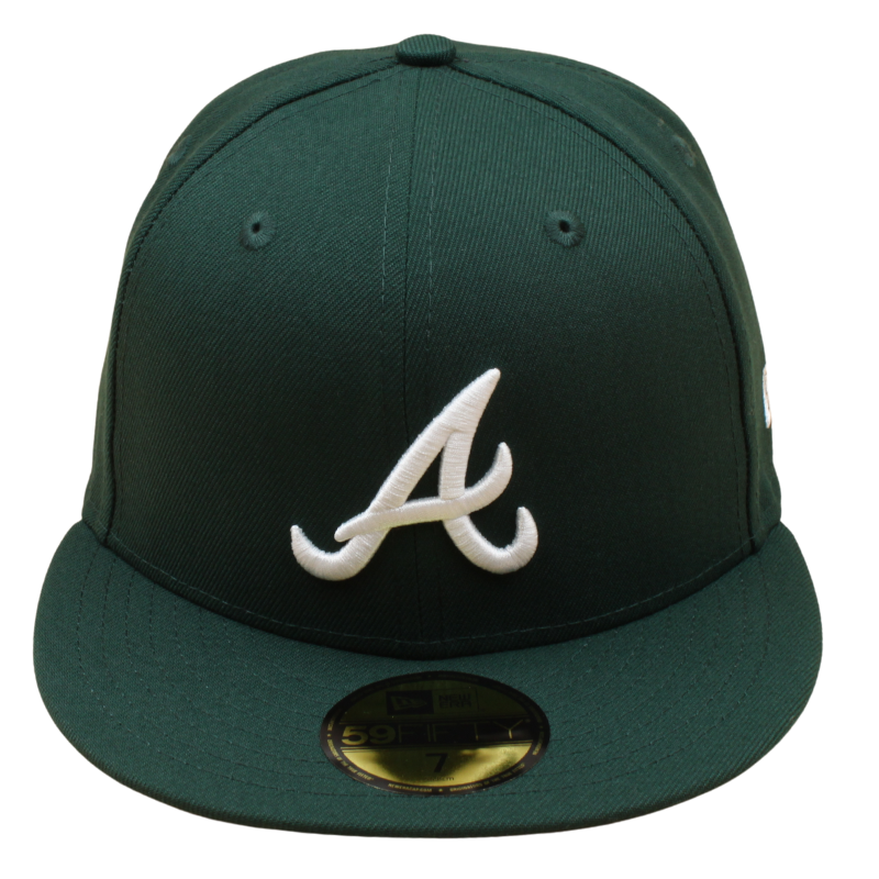 New Era - 59FIFTY Fitted - Atlanta Braves - Dark Green/Grey UV - Headz Up 