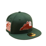 New Era - 59Fifty Fitted Cap - Colorado Rockies - 25th Anniversary  - Dark Green/Pink Undervisor - Headz Up 