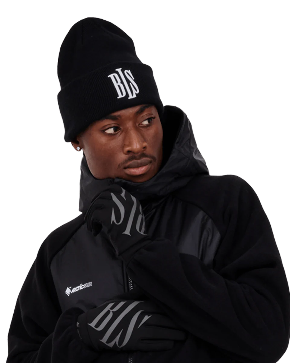 BLS - Classic 3D Beanie - Black/White - Headz Up 